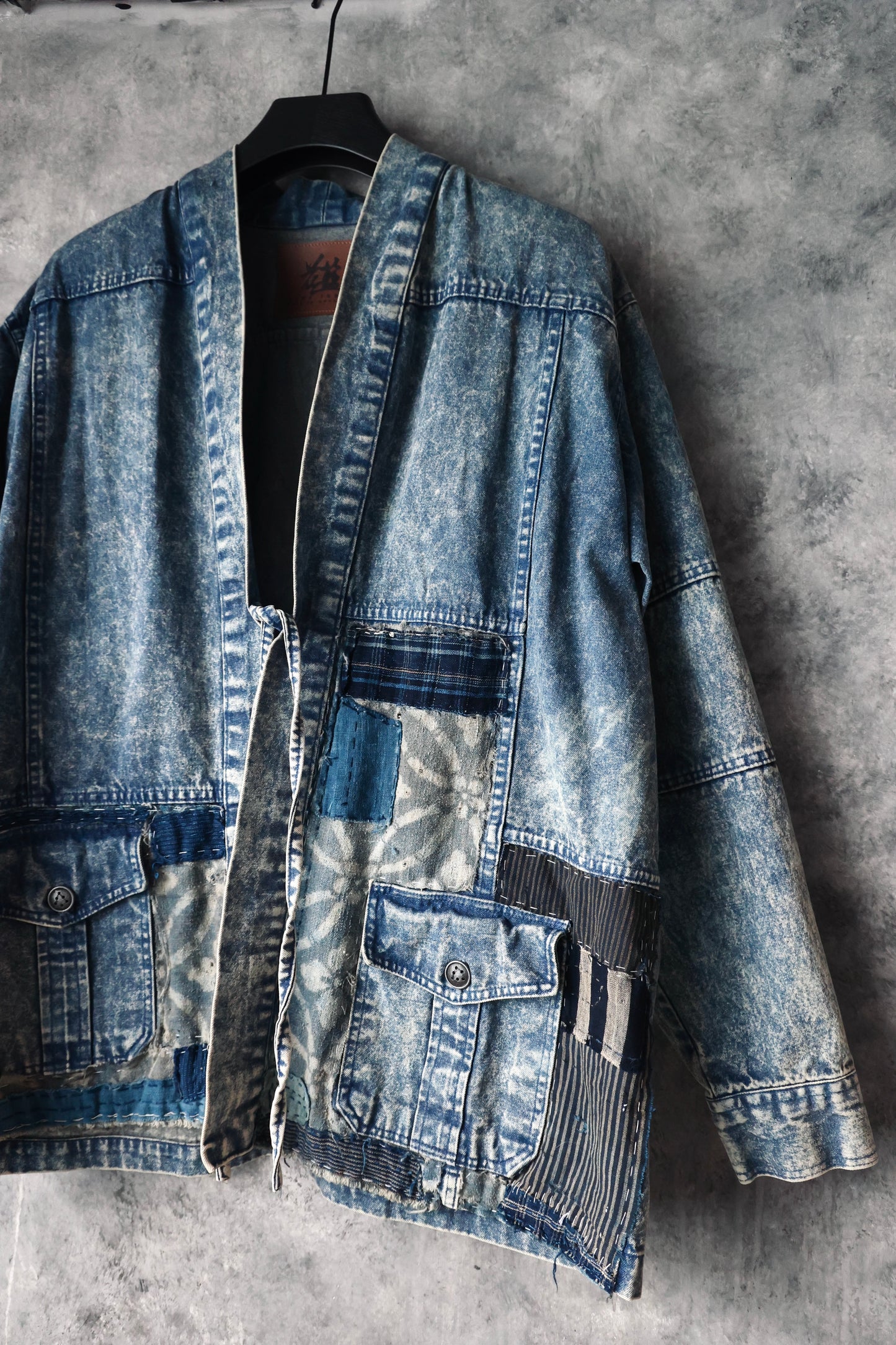 Stoned Washed Denim Kimono Shirt Edition 1