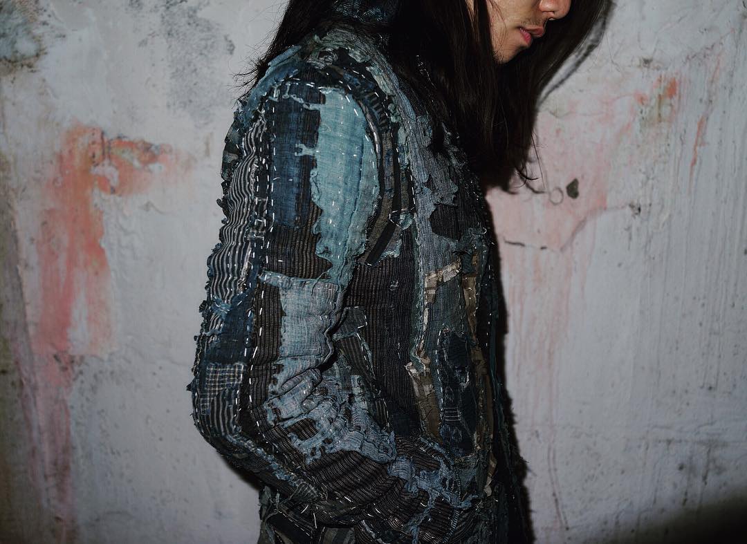 Detail view of Boro Blazer Jacket