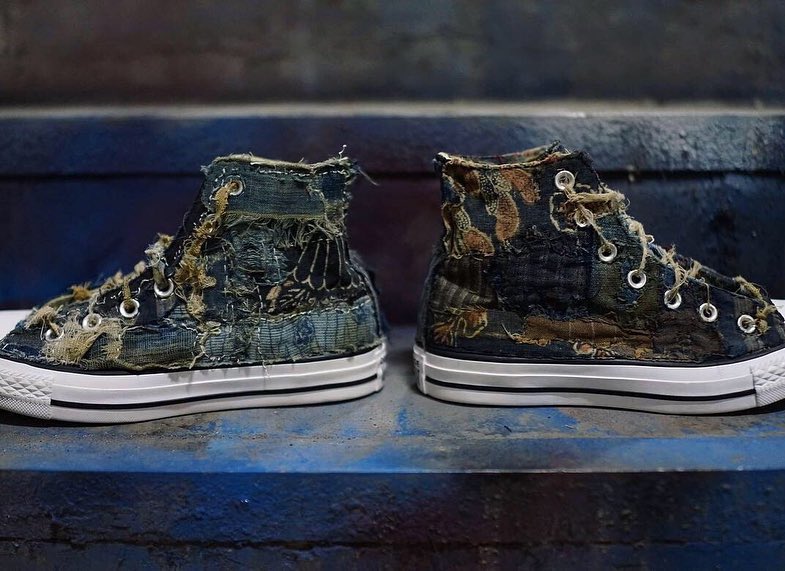 Detail view of Boro Converse