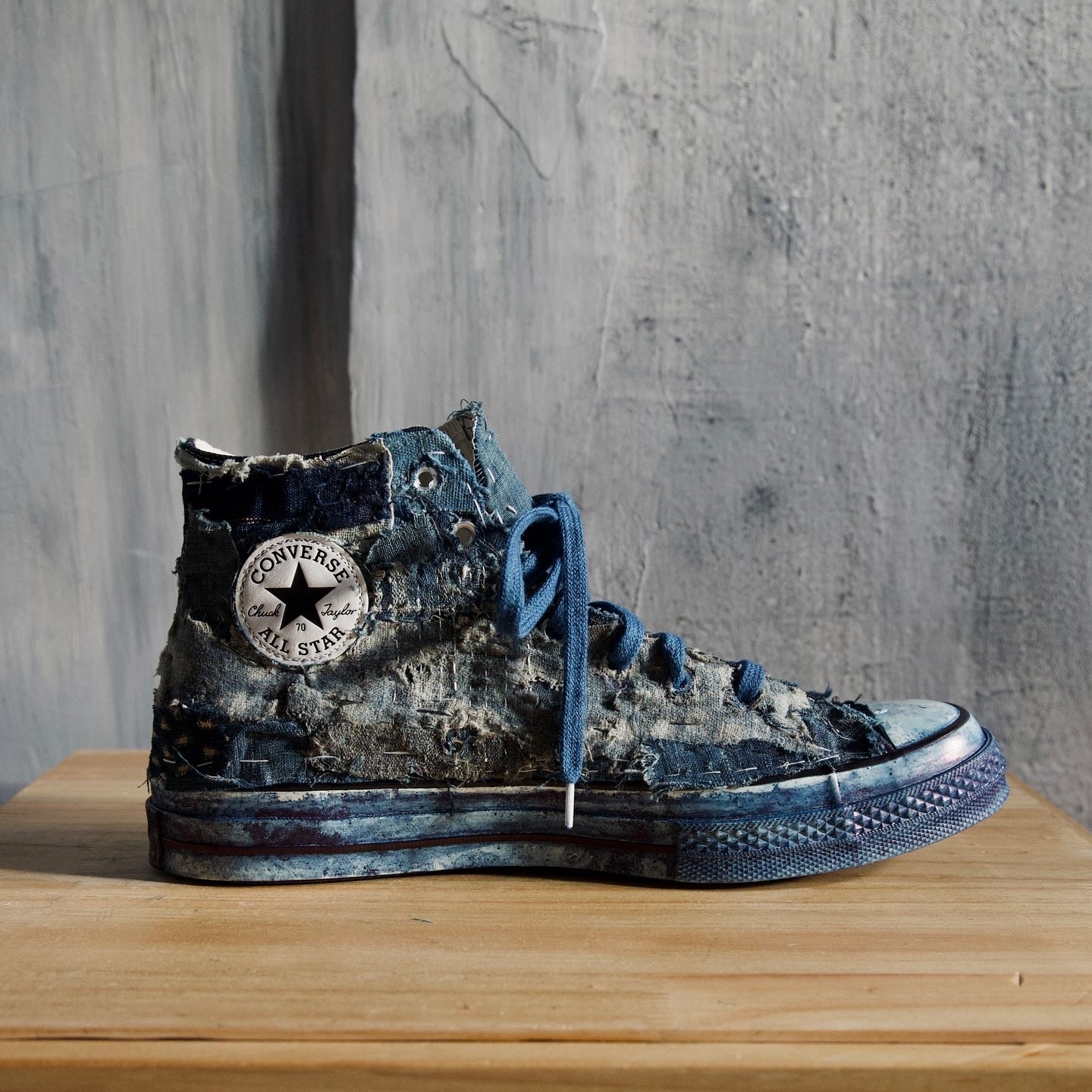 Custom Order- Remake Boro x Converse hand dye