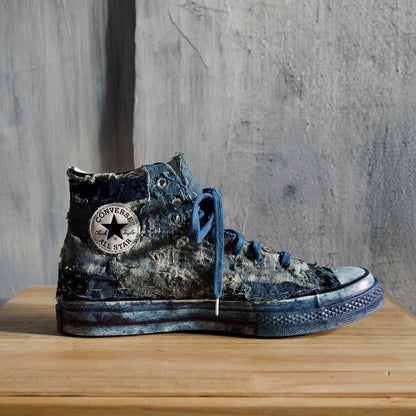 Custom Order- Remake Boro x Converse hand dye