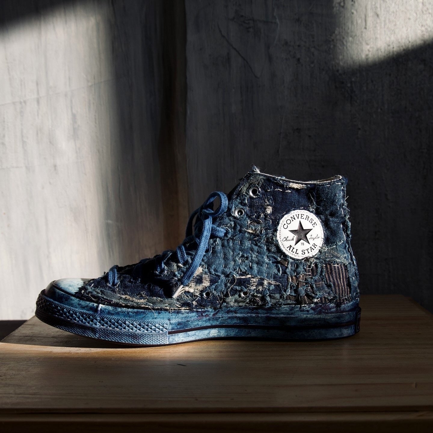 Custom Order- Remake Boro x Converse hand dye