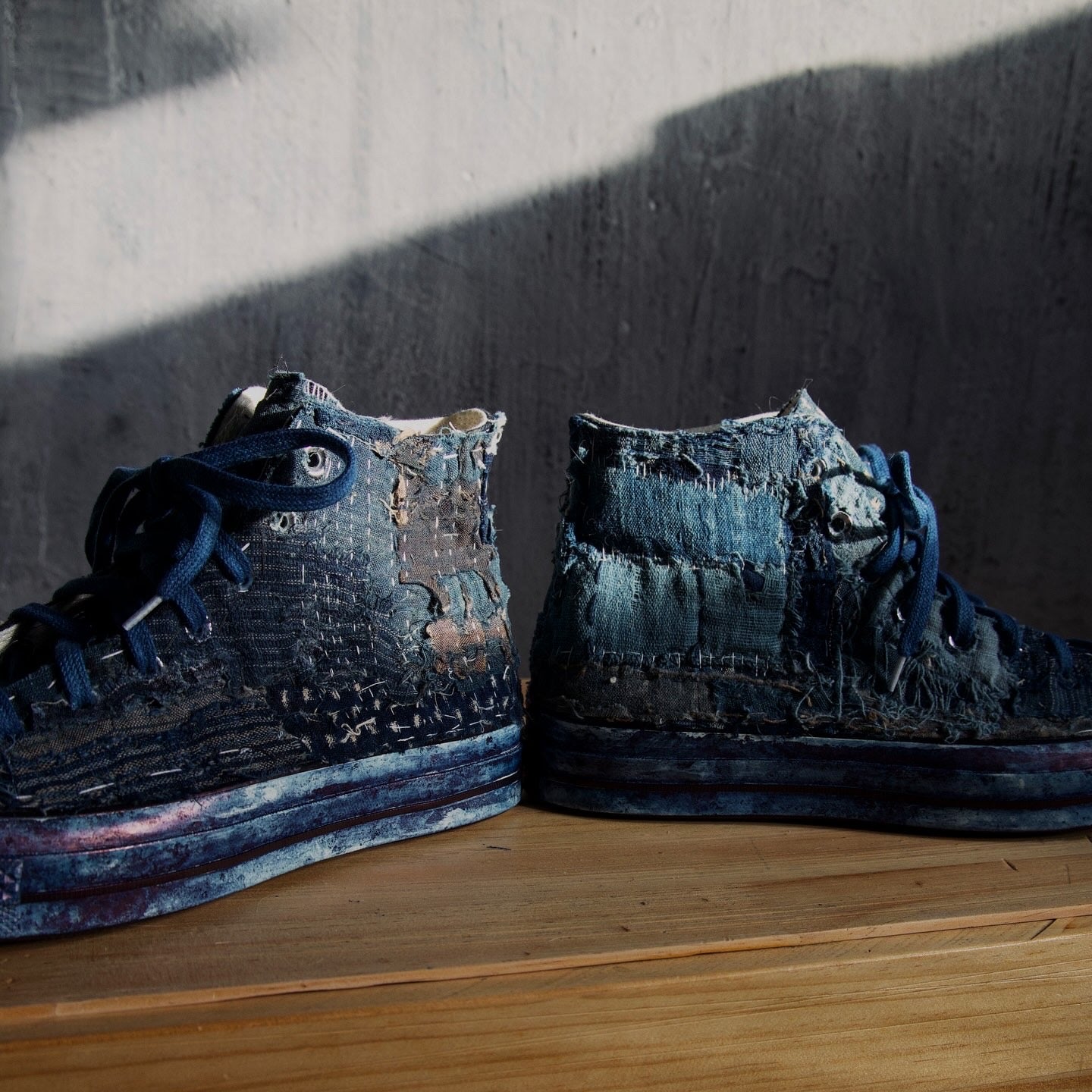 Custom Order- Remake Boro x Converse hand dye