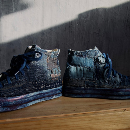 Custom Order- Remake Boro x Converse hand dye