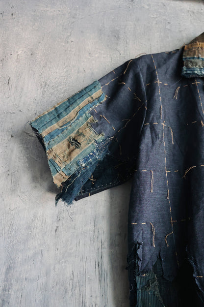 Distressed Linen Shirt Boro