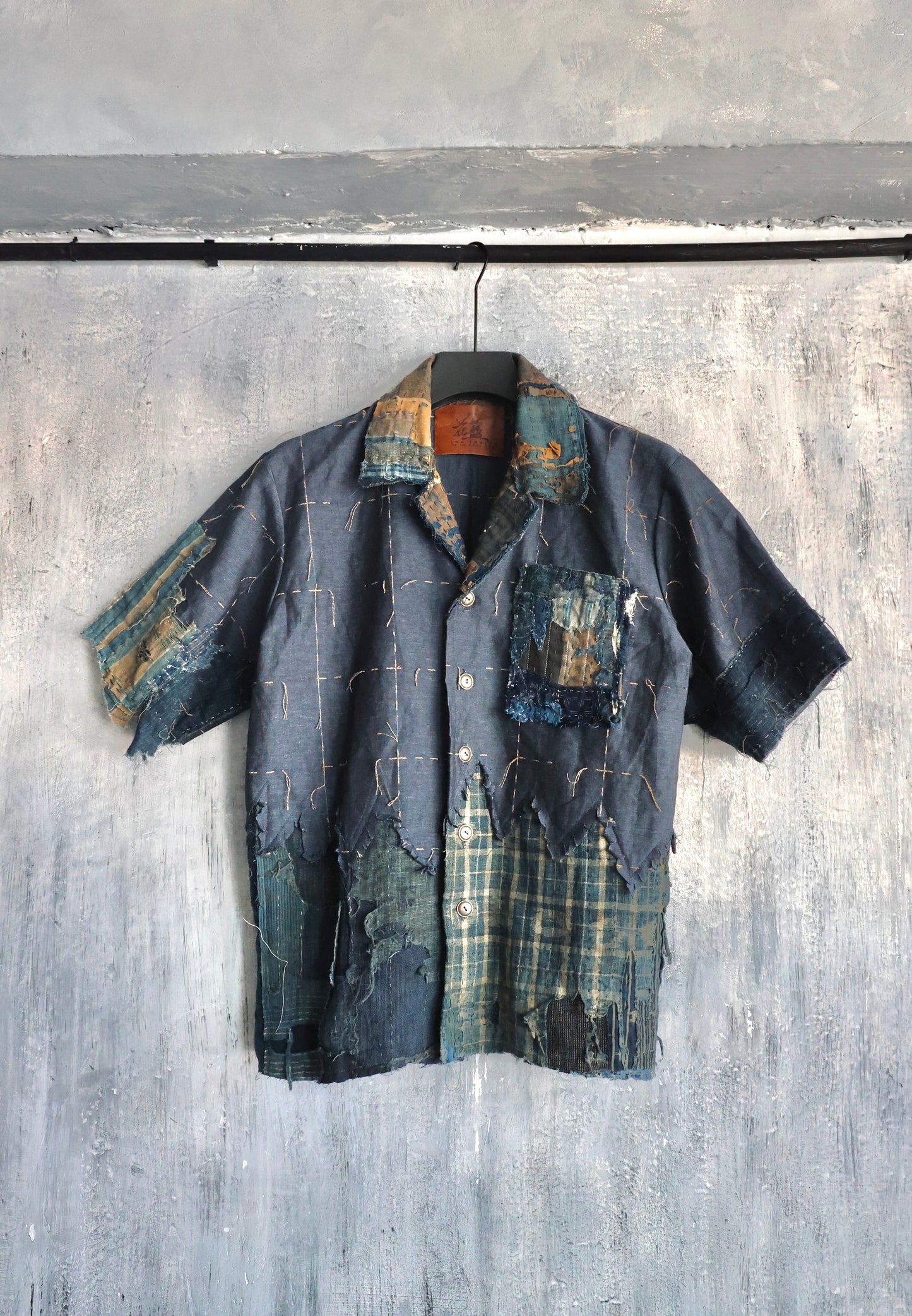 Distressed Linen Shirt Boro