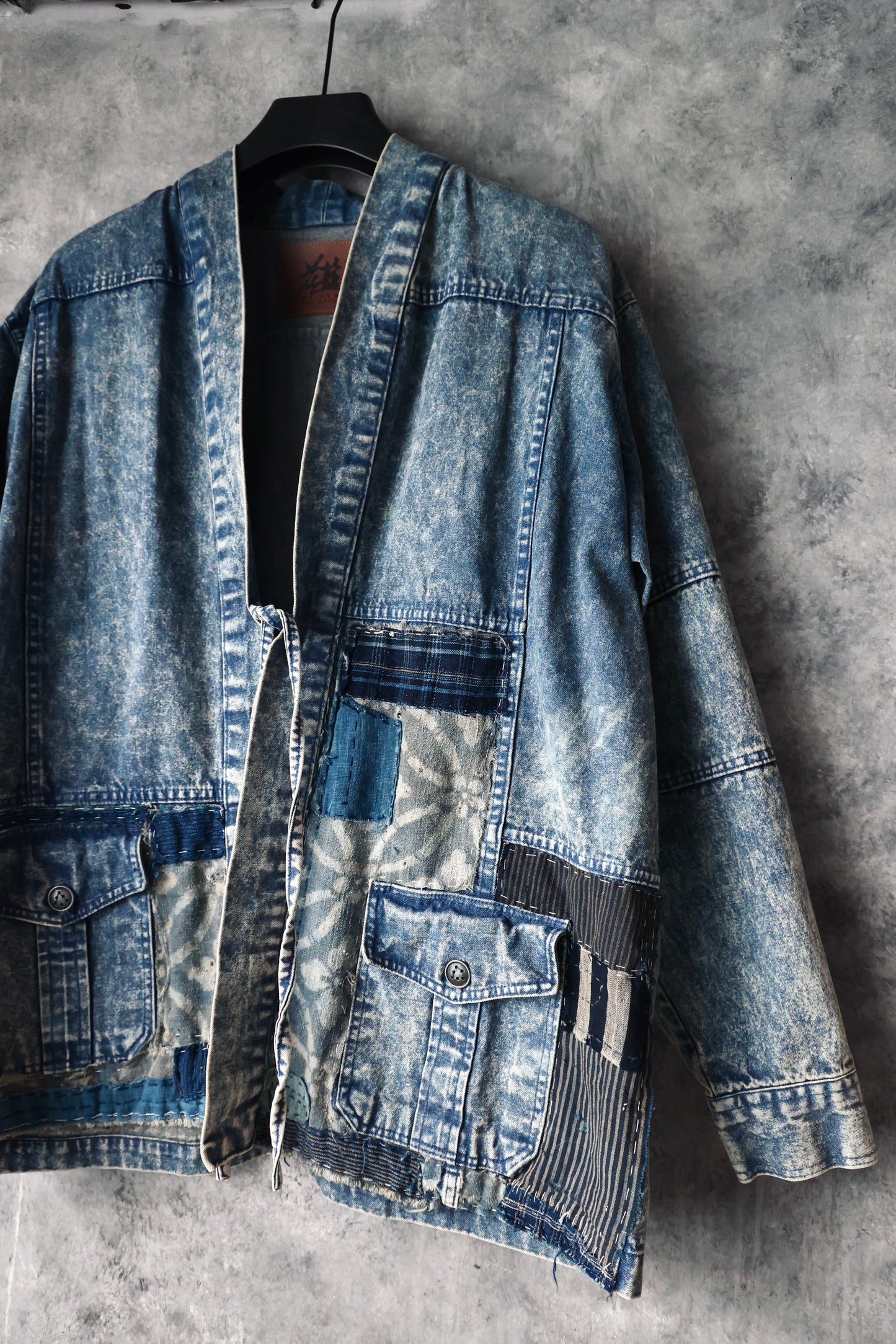 Stoned Washed Denim Kimono Shirt Edition 1