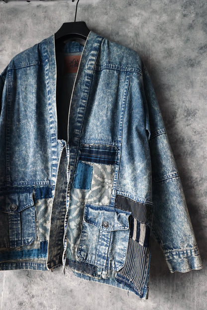 Stoned Washed Denim Kimono Shirt Edition 1