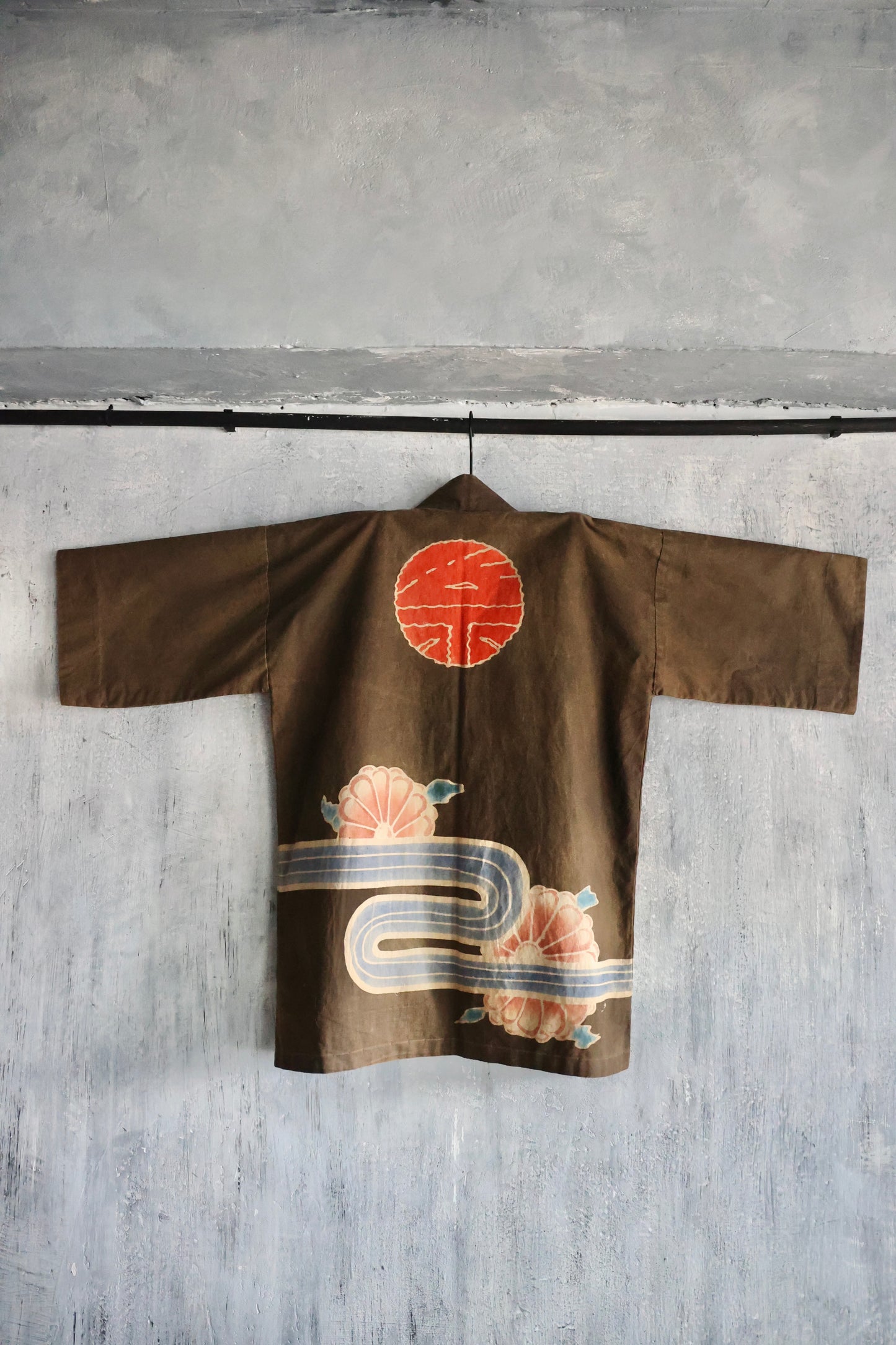 Kakishibu Dye Noragi from Edo Era