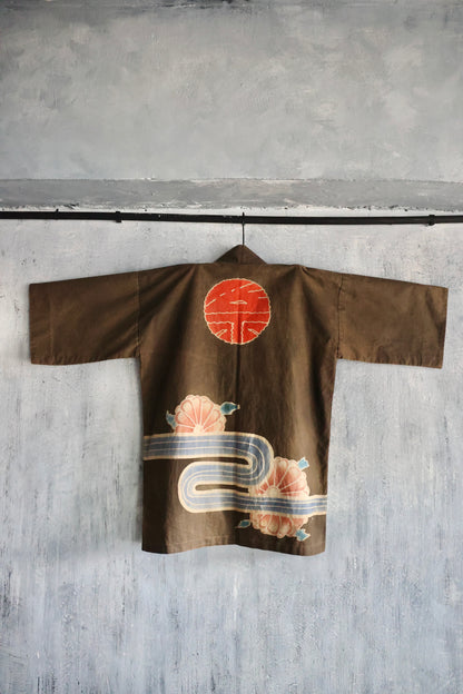 Kakishibu Dye Noragi from Edo Era