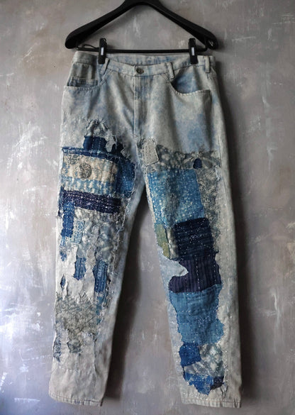 Custom Order Remake Boro Denim Pants Edition 2
