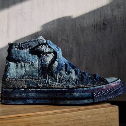 Custom Order- Remake Boro x Converse hand dye