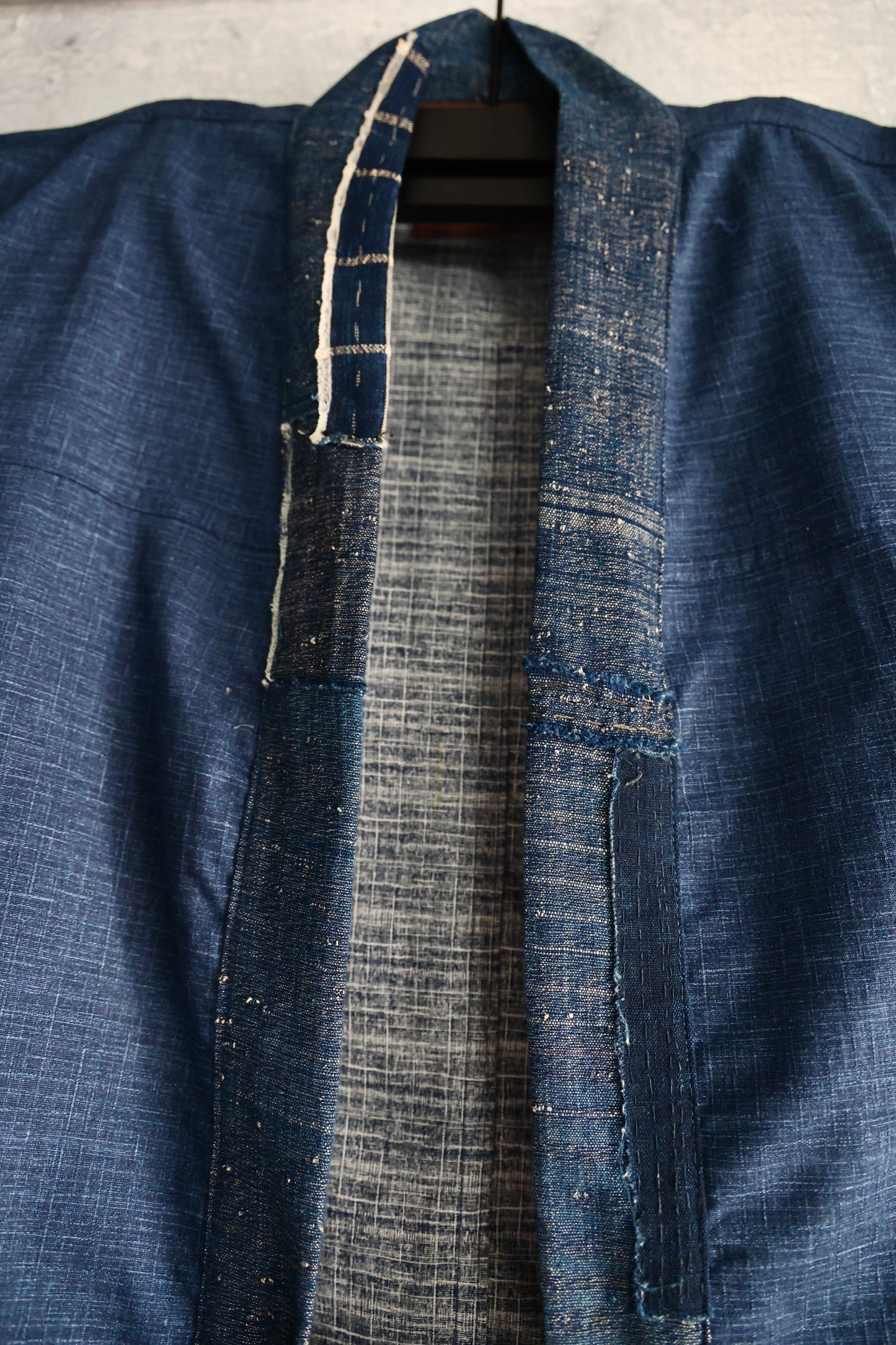 Detail view of Boro Kimono