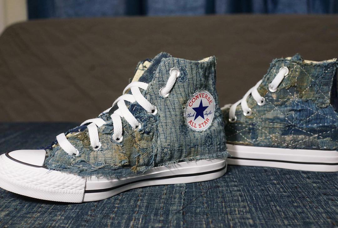 Detail view of Boro Converse