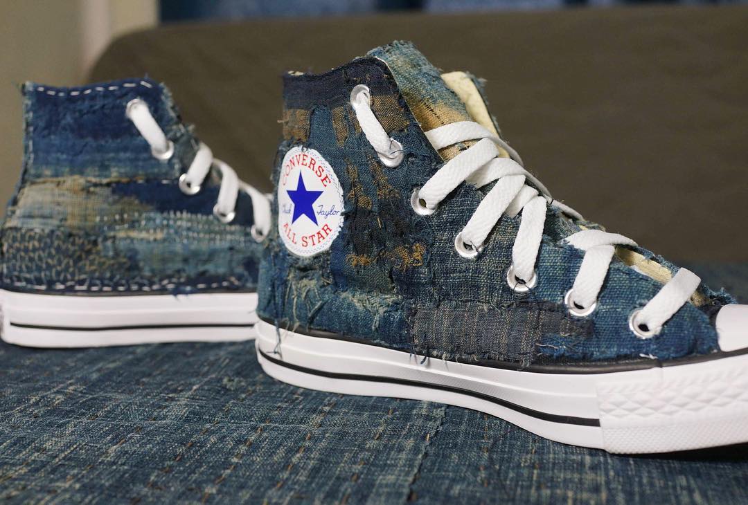 Detail view of Boro Converse