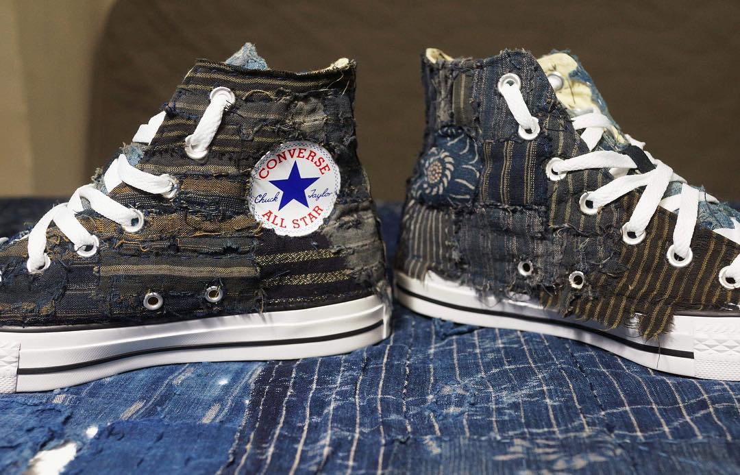 Detail view of Boro Converse