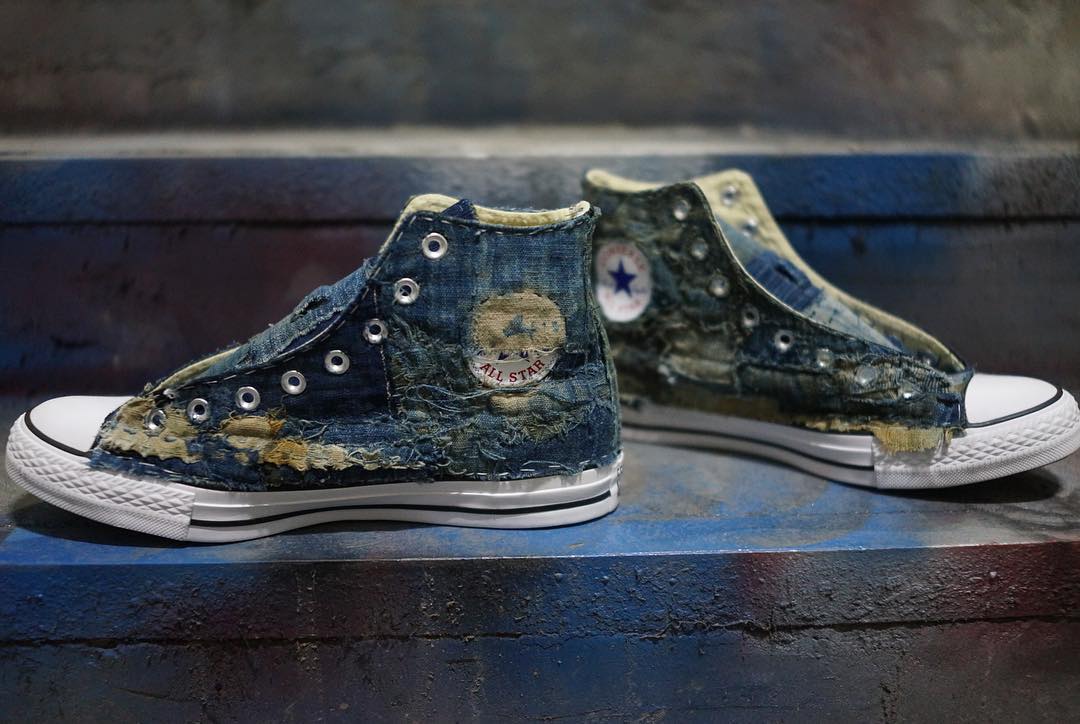 Detail view of Boro Converse