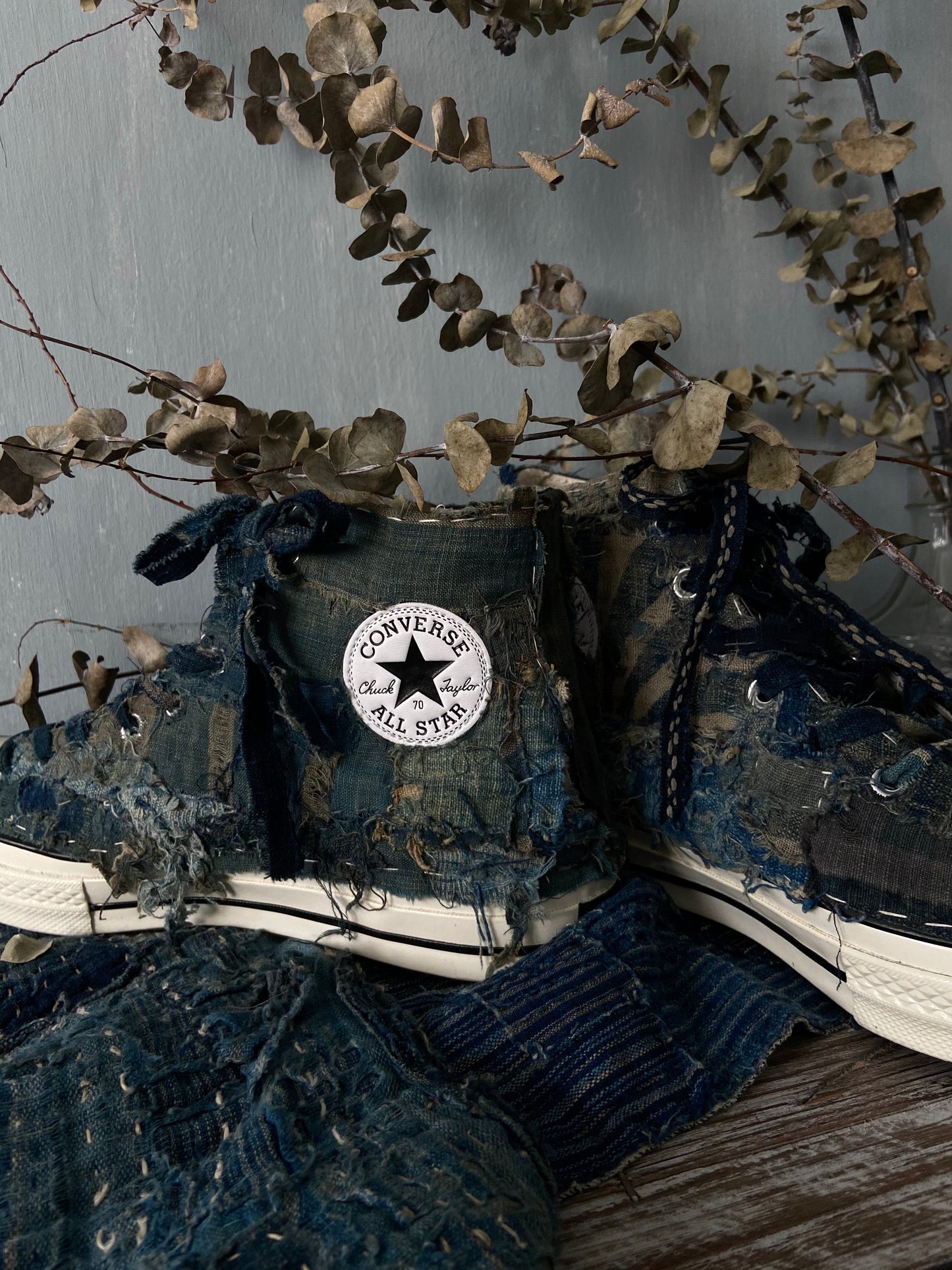 Detail view of Boro Converse