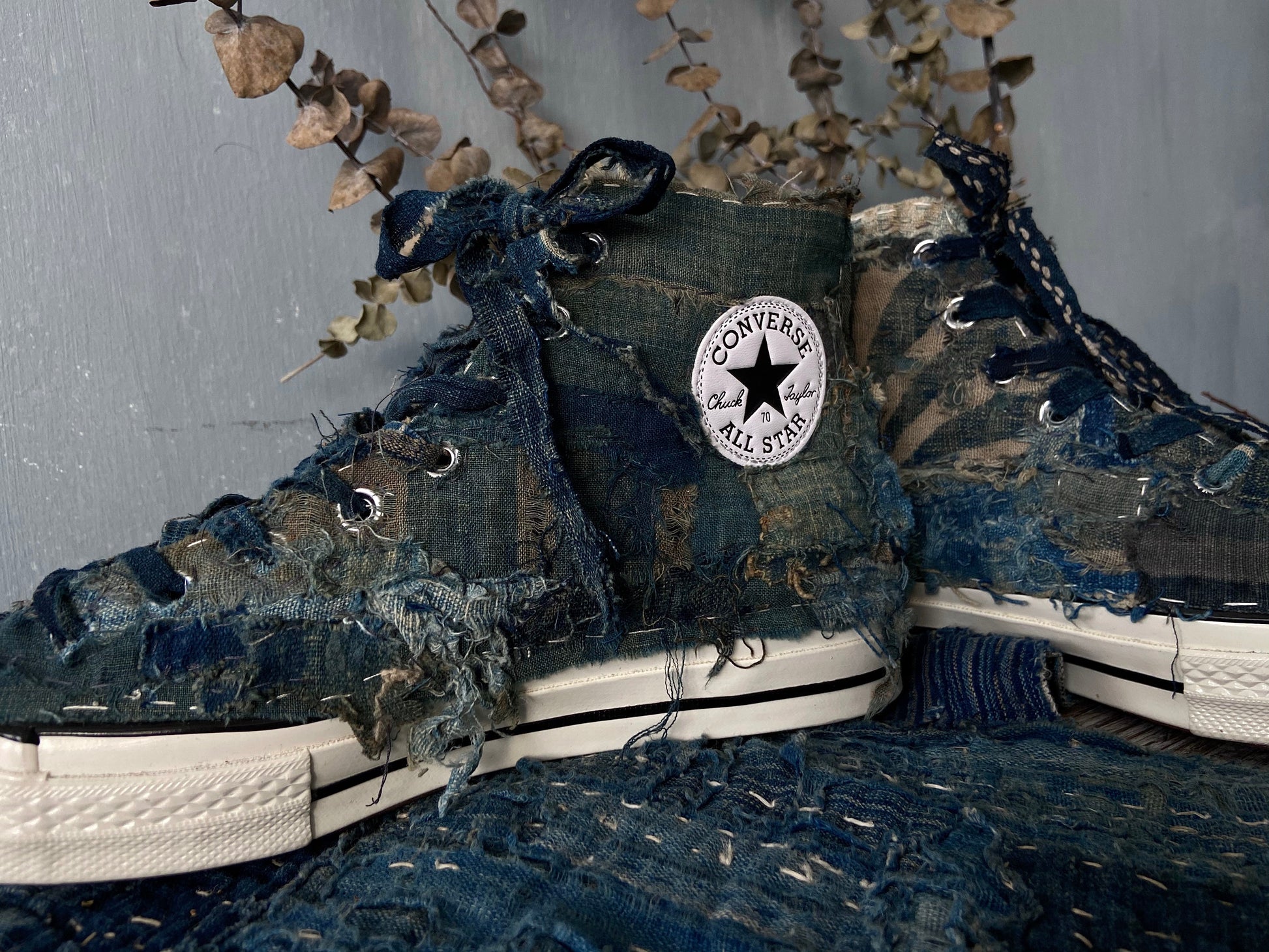 Detail view of Boro Converse