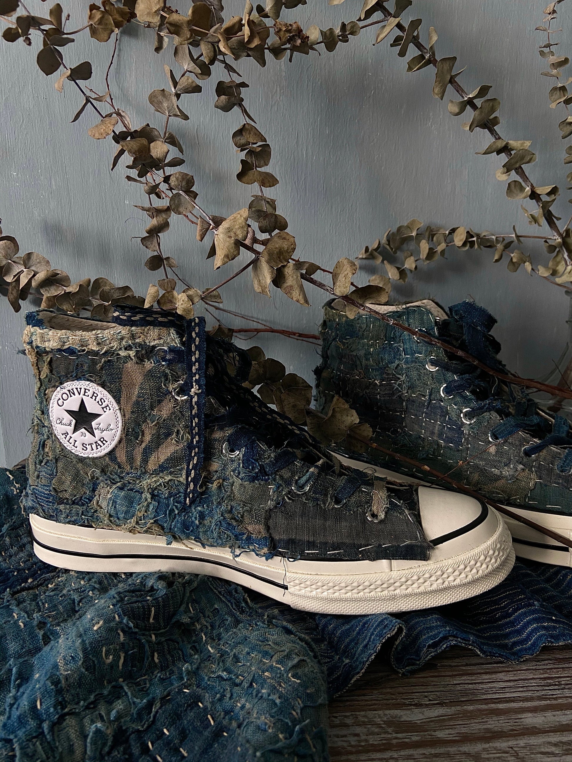 Detail view of Boro Converse