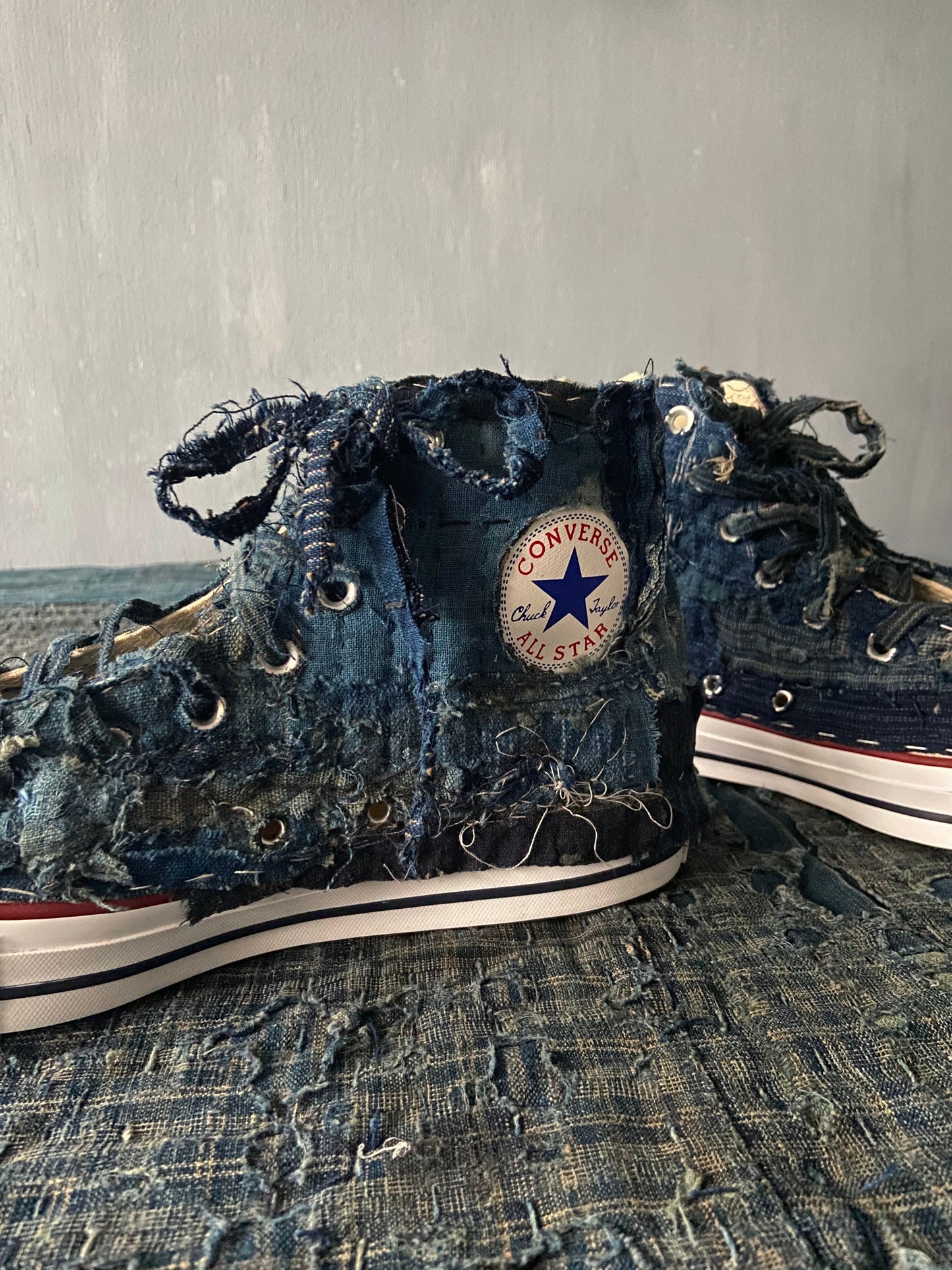 Detail view of Boro Converse