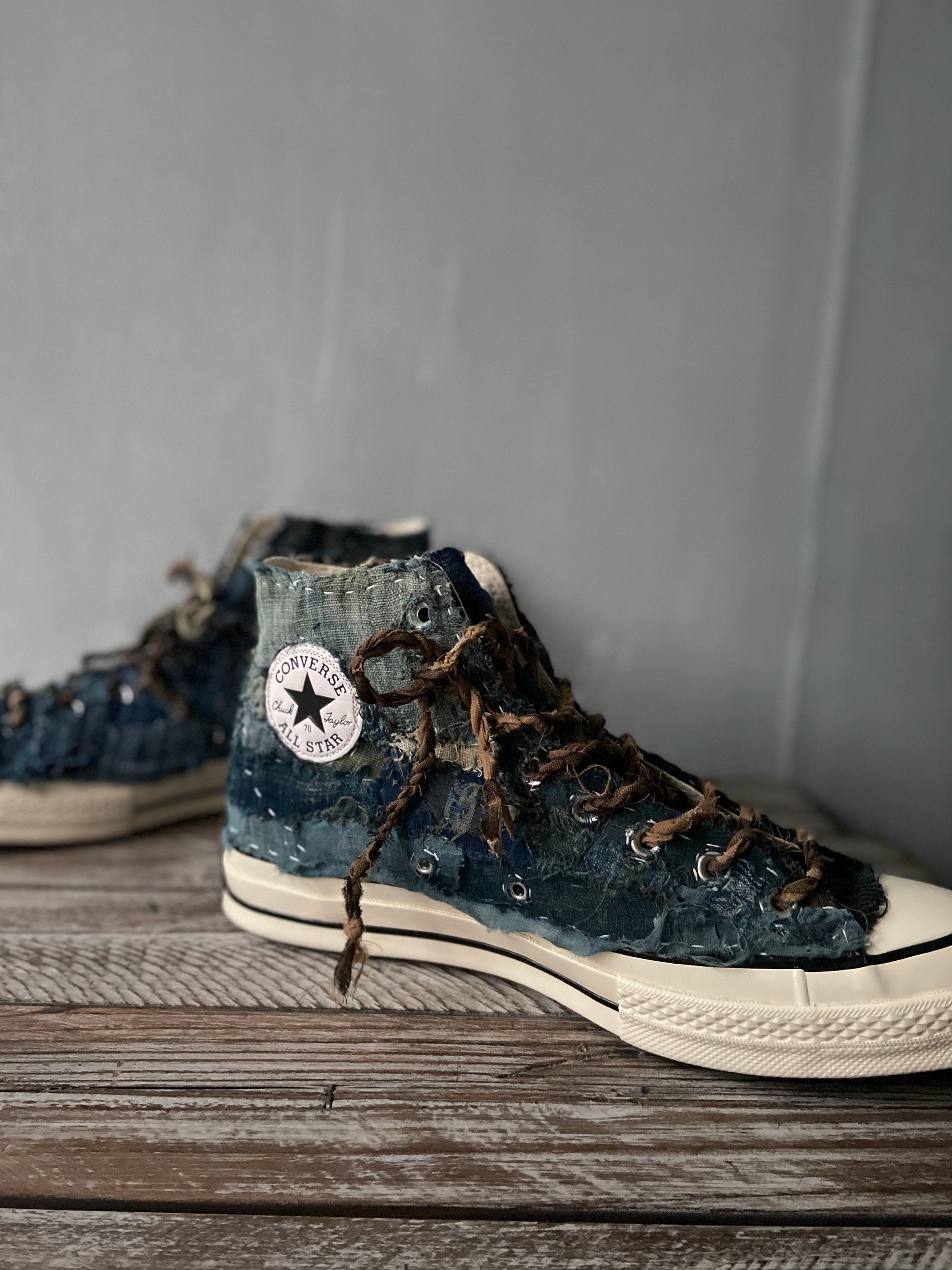 Detail view of Boro Converse