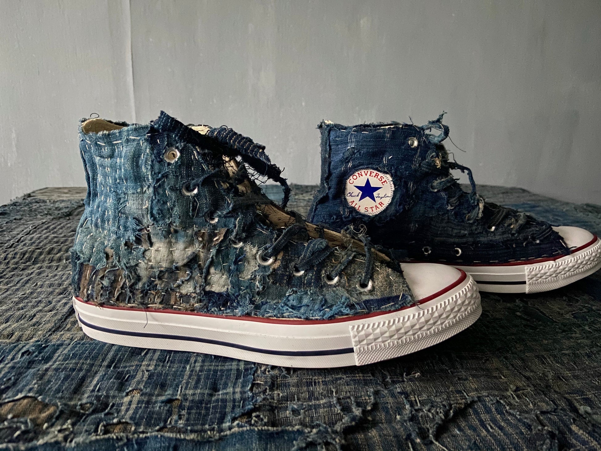 Detail view of Boro Converse