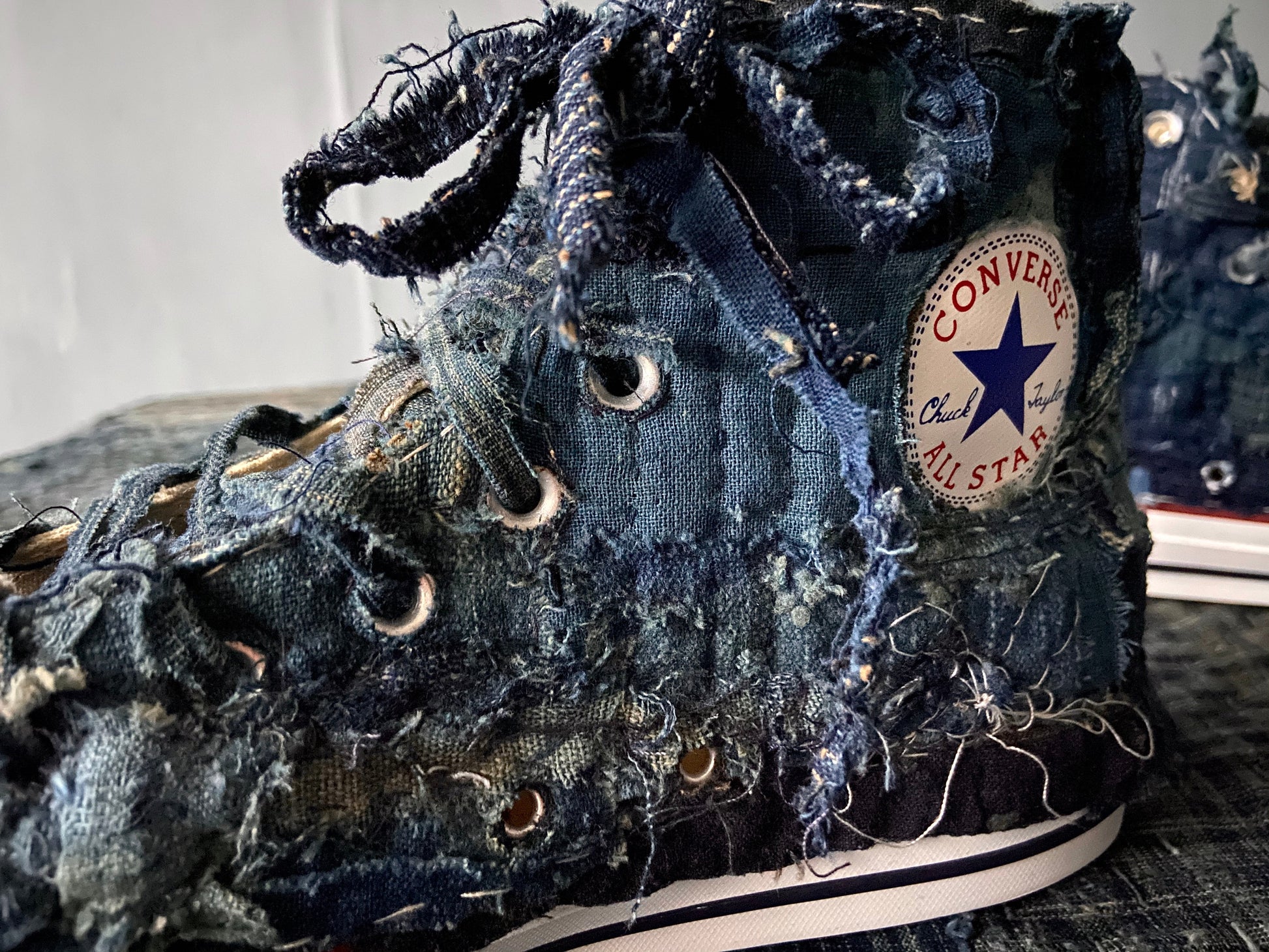 Detail view of Boro Converse