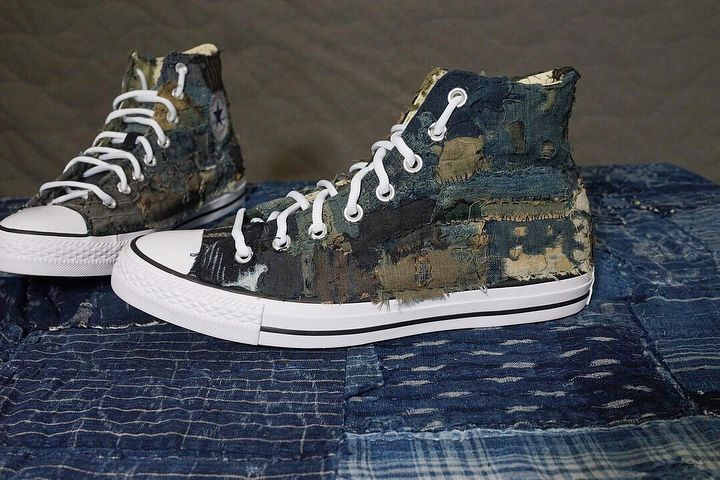 Detail view of Boro Converse