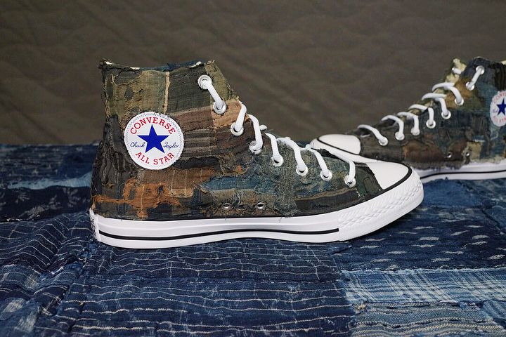 Detail view of Boro Converse