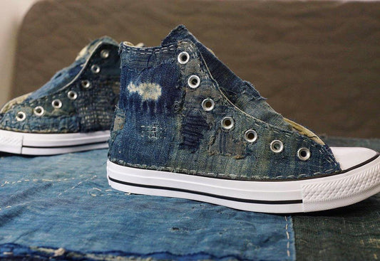 Detail view of Boro Converse