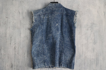 Stoned Wash Boro Denim Vest Edition 1