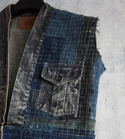 Stoned Wash Boro Denim Vest Edition 2