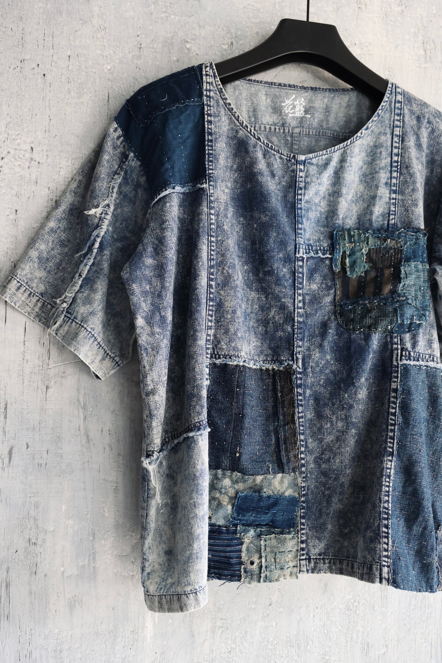 Washed Denim Boro Patchwork Tee Edition 3